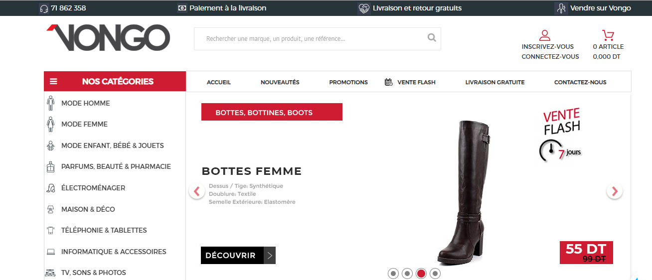 Site de vente en ligne